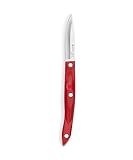 CUTCO Model 1720 Paring Knife with RED handle....2¾' High Carbon Stainless blade....5' thermo-resin handle...in factory-sealed plastic bag.