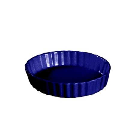CAC China QCD-5-BLU Festiware Blue Round Quiche Dish 5.5 oz., 5