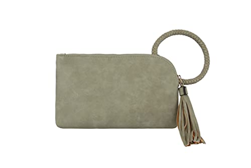 Image of Womens Clutch Purse Wristlet Wallet Evening w /Hand Strap Casual Formal Vegan Leather - Metro Muse