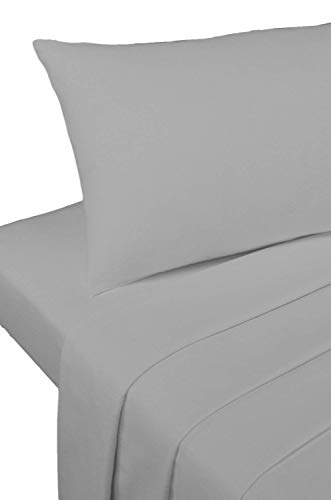 Bedding Heaven 2 '15,2 cm Percale Drap-housse. Gris. Idéal pour les Lits superposés, petite Unique et caravane Lit Cover