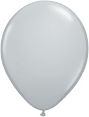 Qualatex 11" Round Balloons, Gray - Pack of 20