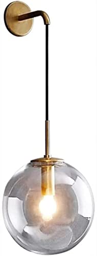 Applique murale lustre LED salon chambre design rétro verre