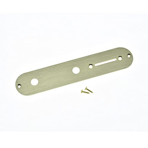 Plaque de télécommande KAISH dorée aluminium trous 3/8 pour Telecaster