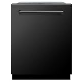 ZLINE Monument 24-Inch Black Steel Panel Dishwasher