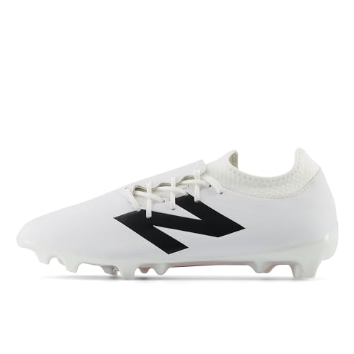 New Balance Unisex Furon Dispatch FG V7+ Soccer Shoe,White/Black/True Red,Men 4.5 / Women 6 Wide by New Balance - Used condition - Image 4
