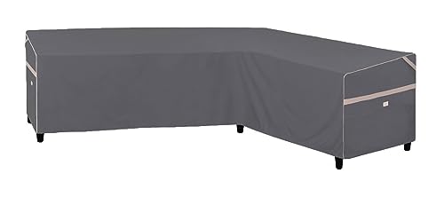 Garden Balsam Heavy Duty Waterproof Patio Furniture Covers,Fade Resistant Outdoor Sofa Covers L-Shaped Right Facing Sofa Cover 104