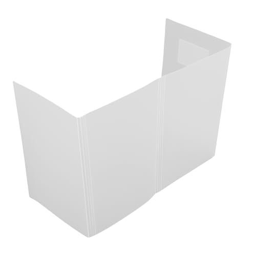 SHOWERORO Classroom Desk Divider Sneeze Guard Protective Shield for Student Privacy Plastic Barrier Panel for Desks Offices and Cafeterias Easy to Use Impact-Resistant Design