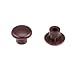 Tool parts Screw Cap Cover - 200Pcs 5mm Dia Brown Plastic Locking Hole Plugs Button Top Flush