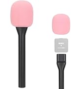 voor Rode Wireless GO II Microfoonstandaard, Microfooninterviewhandgreepadapter met Windschermschuim, Houder voor MIC 1 en 2 voor Rode Wireless GO II, voor Hollyland Lark 150