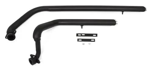tubo escape motocicleta Para Ya&maha Para Virago Para V Star XV700 XV 750 1100/S XV1100S Motocicleta Sistema De Escape Completo Kit Tubos Silenciador Silenciadores
