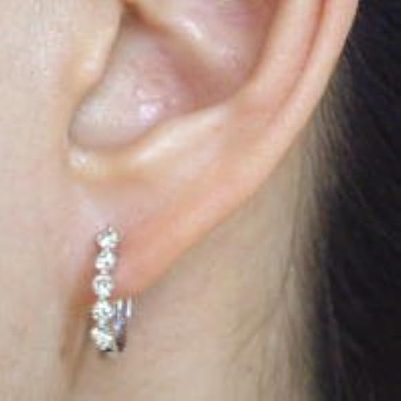 新品】 Luge Jewelry ダイヤモンド フープ ピアス 0.5ct