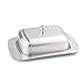 Produktbild Butterdose Edelstahl DELSEN Butterglocke Edelstahl,Betterschale mit Deckel für 250 g Butter, Restaurant Zuhause, Silber, 12.2 x 18.5 x 6.8 cm