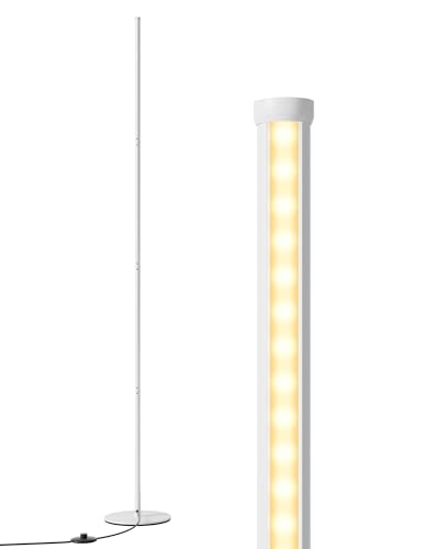 EDISHINE LED Corner Floor Lamp, Modern Slim Dimmable Light, Adjustable Height, 57.5" Minimalist Tall Lamp for Living Room - Image 9