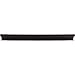 Top Knobs TK557BLK Mercer Collection 9-15/16" Glacier Pull, Flat Black