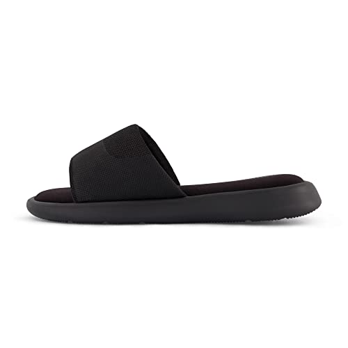 CUSHIONAIRE Women's Eva Memory Foam slide Sandal with +Comfort2