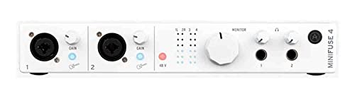 Kellards Arturia MiniFuse 4 |[^u 4x4 USB I[fBI/MIDIC^[tF[X (ubN) |Z HPC-A30-MK2 X^WIj^[wbhtH20C`XLR-XLRP[ut