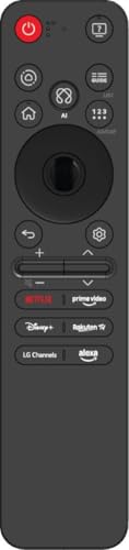 MR25GA Magic Remote Compatible with LG Smart TV LCD LED 2025 AI Voice Alexa Integration Motion Pointer & Quick Access Buttons