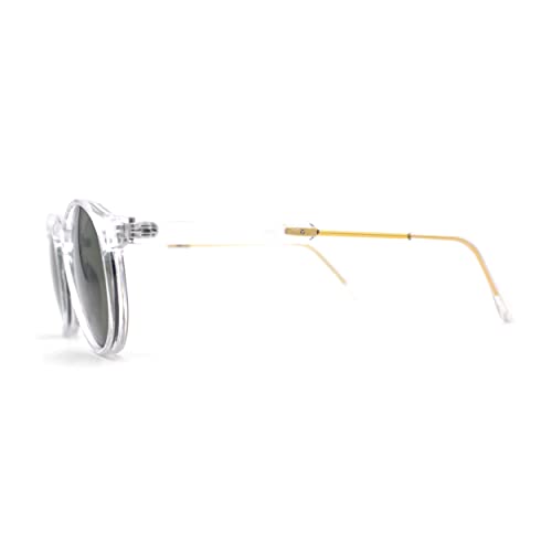 Mens P3 Iconic Keyhole Round Thin Plastic Sunglasses3