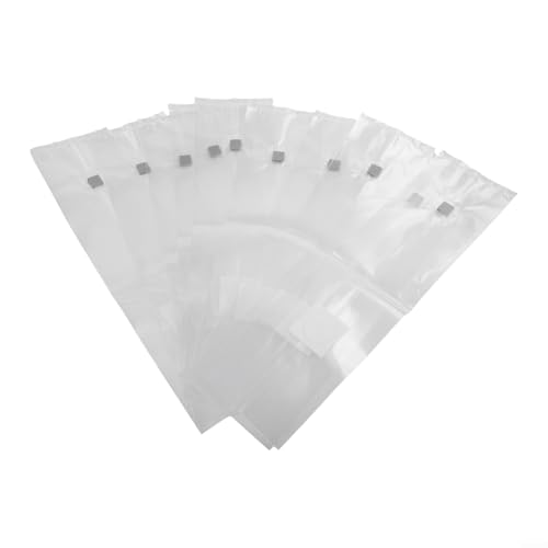 Eawfgtuw Set di 10 sacchetti per la coltivazione di funghi, in polipropilene, per gourmet e medicinali, ritenzione dell'umidità ottimale e resistente alla temperatura (25 x 50)