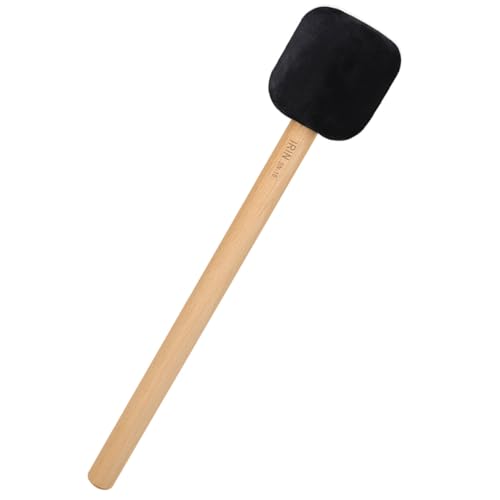 KESYOO Wood Handle Bass Drum Mallets Lightweight Percussion Drumsticks for Adults for Beginners and Performances Durable Comfortable Grip