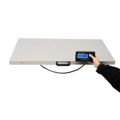 Báscula electrónica para ganado 660 lbs con plataforma acero inoxidable miniatura 1