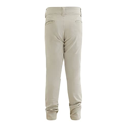 Conjunto Infantil Masculino Camisa Azul Claro + Calça Bege (6)