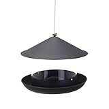 金属製の屋外用鳥の餌箱 |耐候性、堅牢な大型屋外鳥小屋 |自動フィーダー |ガーデンパティオポーチパーク用 - ハチドリ、フィンチ、スズメ、野鳥