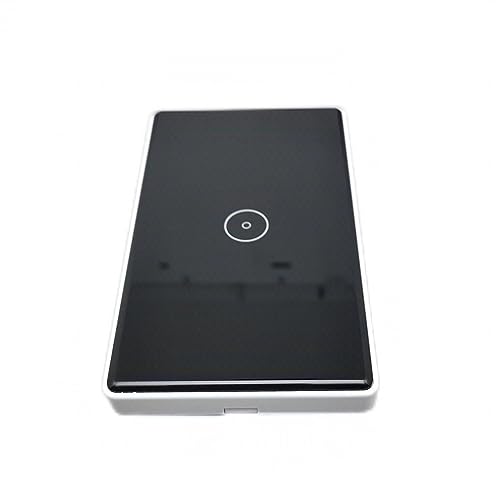Interrupteur intelligent Zigbee sans déconnexion avec fil neutre compatible Alexa Google noir