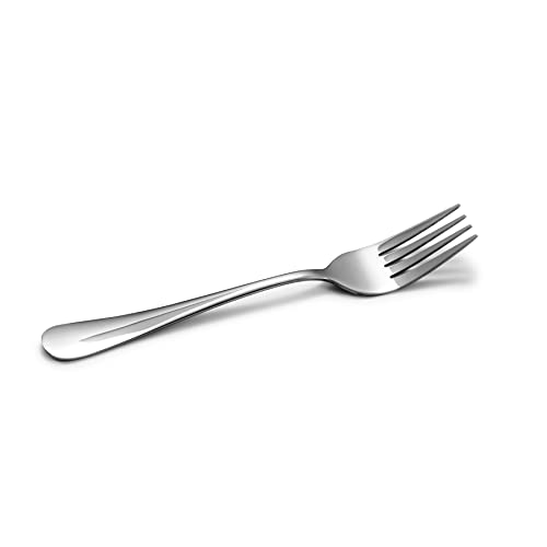 Ellert 12-Piece Salad Forks Dessert Forks Pack, 18/10 Stainless Steel Silverware Forks, Mirror Polished Dishwasher Safe (Silver 6.7 Inches) #TOP17
