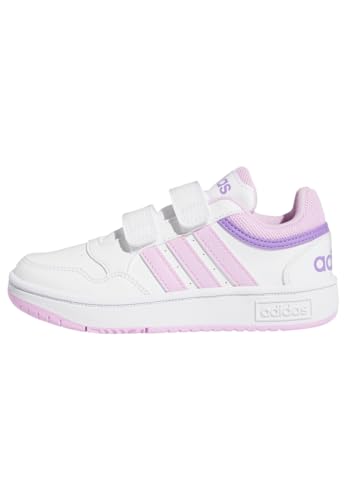 adidas - Hoops Lifestyle - IF5319 - Color: White - Size: 1.5 Little Kid