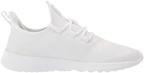 adidas Cloud Foam-Pure Running Shoe, White/White/Silver Metallic, 11 US Unisex Little Kid | Image 5