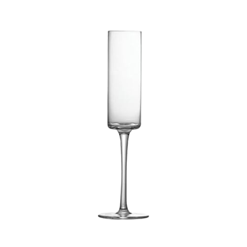 Copa de champán creativa en forma de flauta, copa de vino espumoso alta, tubo recto pequeño