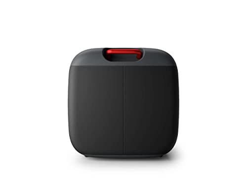 Philips TAS4807B/ Enceinte sans Fil Noir, Protection Contre La Poussière/Eau, Basses Puissantes, Micro Intégré pour Les Appels, 12 Heures De Musique, Appels Mains Libres avec Assistant Push-to-Talk