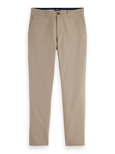 Scotch & Soda Stuart Chino - Coupe ajustée, Plaza Taupe 260, 33W / 34L