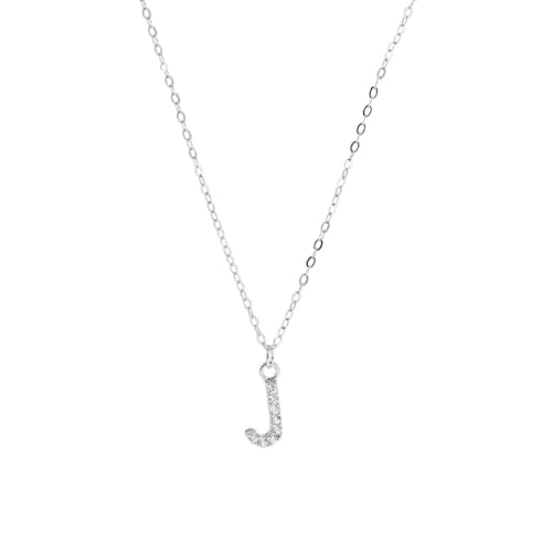 Collier initiale lettre en argent sterling pour sublimer vos looks de fête