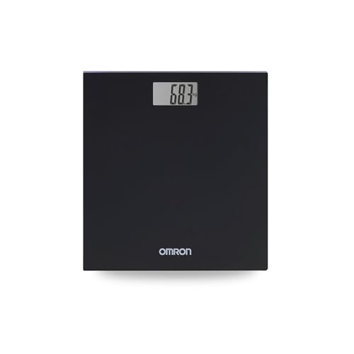 Omron HN 289 (Black) Automatic Personal Digital Weight Machine With Large LCD Display and 4 Sensor Technology For Accurate Weight Measurement
