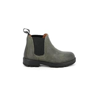 Grunland STAT PO2051 Olive Noir 28/34 Bottines Enfant Beatles Cuir élastique 34 - Les Beatles, Paul McCartney, John Lennon, RIngo Starr, George Harrison