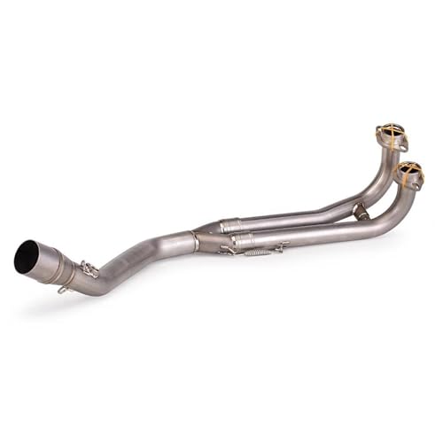 に適合するヤマハ T-MAX500 TMAX530 T-MAX TMAX 530 2008-2016 用 バイク用 ミドルパイプ エキゾーストシステム ミッドリンクチューブ チタン合金 オートバイサイレンサー 排気管 マフラー リンクチューブ