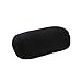 Rocita Viajes Microbead Cuello del Cilindro Almohada Almohada Beanie Grano Micro Bolster Viajes Soporte Lumbar Almohada Cojines de Masaje Bolster Columna (Negro) para su Casa
