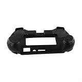 ABS-Schutzhülle für PS Vita 1000, ergonomischer Griff, L2, R2, Trigger-Unterstützung, sicherer Sitz, schwarz-weiß, Game-Controller, stoßfeste Abdeckung, Gamer-Zubehör (schwarz)