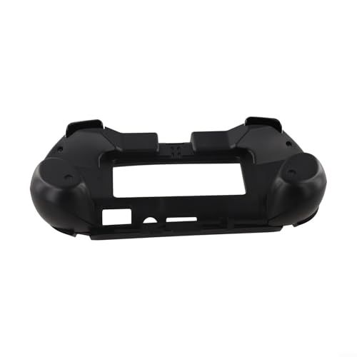 Coque de protection en ABS pour PS Vita 1000 - Poignée ergonomique L2 R2 - Prise en main sécurisée - Noir et blanc - Accessoire de jeu - Noir et blanc