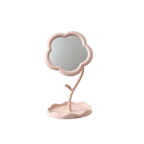 Bustlwor Espejo Llavero, Espejo Plegable, Espejo de Bolsillo, Adecuado para Mujeres, niñas, Viajes, Uso Diario (Negro, Blanco, Rosa, Amarillo Claro)