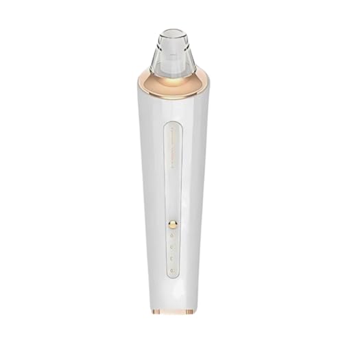 Removedor de Cravos Elétrico Portátil, 3 Níveis de Sucção, Limpeza Profunda dos Poros, Branco e Dour