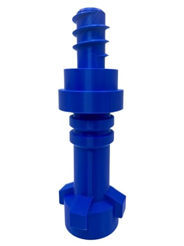 Pool Noodle Training Sword, Blue, PLA Material, 9.5 x 2.5 Inches, 6.3 Ounces, Indoor Play Combat Toy