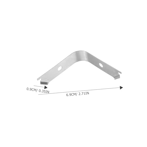 Image of ORFOFE 50pcs Spring Clips for Picture Frames Convenient and Lightweight Photo Frame Hardware Invisible Fixation for Easy Installation and Removal for Hanging Artwork and Photos