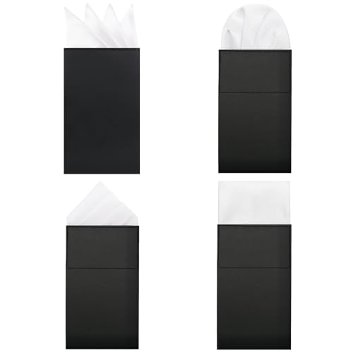 Prefolded Pocket Squares for Men - Solid Set