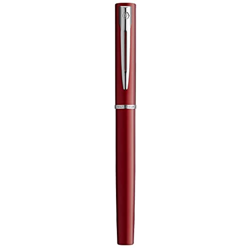 Image of Waterman Graduate Allure Fountain Pen, Red Lacquer, Fine Nib, Blue Ink, Gift Box