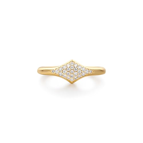 Bague Dusk Divas Ania Haie en argent 925 plaqué or pour vos soirées