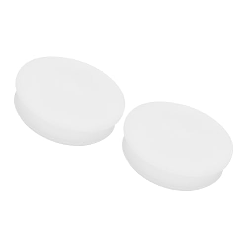 Image of MECCANIXITY Silicone Snap in Locking Hole Plugs Rubber Panel Seal Cover Flush Type Panel Round for Kitchen Rubber Bulkheads Waterproof Sealing Plugs 56.6mm /2.23 Inch Dia Transparent,Pack of 2
