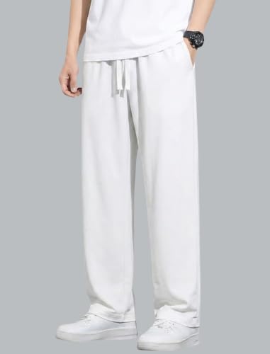 Image of Paralians Men's Loose Fit Track Pants for Men Comfortable Workout Joggers Stylish Casual Sports Trouser Pants for Gym Running